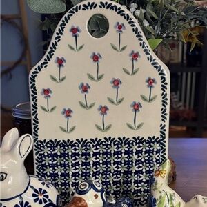 Polish Pottery Ceramic Cutting Board